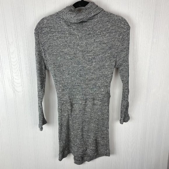 Free People Turtleneck Sweater tunic Long sleeve gray Size XS - Picture 2 of 4